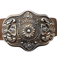 Boucle de ceinture de cow-boy occidental de conception personnalisée d'artisanat en métal