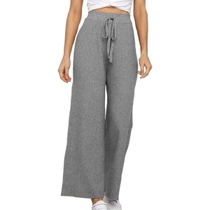 Pure Structure Design <b>Summer</b> Womens <b>Trouser</b> Breathable Elastic Waist Made for Easy Movement with Defined Shape Calm Formal Style - Product Image 1