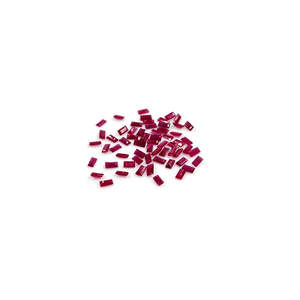 Rubis naturels du Mozambique non traités, calibrés, taille baguette 2x4mm, taille émeraude, taille coussin, pierres lâches certifiées IGI, disponibles en rouge, rose, rose bonbon - Product Image 1