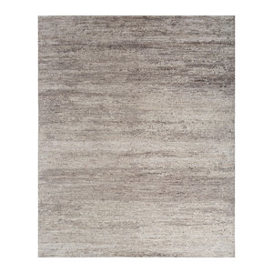 Manifest Grey & <b>Black</b> Hand Knotted Afghan Wool <b>Rug</b> Rectangular Abstract Living Room Carpet Re-1151 for Home Use - Product Image 1