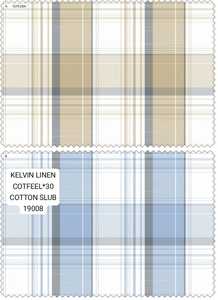 ผ้าลายตารางหมากรุกผ้าลินินผ้าฝ้ายคลาสสิกทนทานและมีสไตล์ - Product Image 4