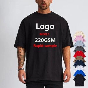 T-shirt de sport à col rond pour homme GAF, t-shirt de sport court, t-shirt de designer, impression personnalisée de logo, t-shirt de fitness - Product Image 4