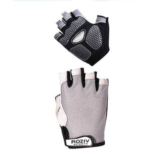 Roziv Sports Neoprene Half-Finger Lightweight Breathable <b>Gym</b> Gloves for <b>Weight</b> Lifting and Workout - Product Image 2