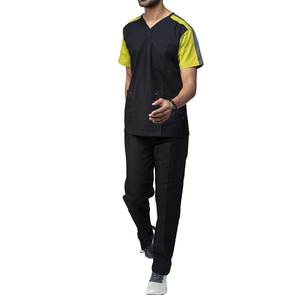 Ropa de hospital El mejor diseño Aspecto único Uniforme de exfoliación unisex Traje médico transpirable cómodo profesional de secado rápido - Product Image 1