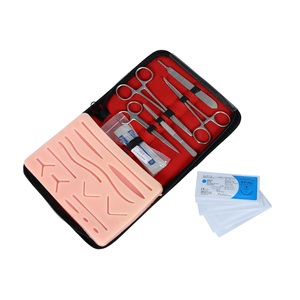 Kit de Práctica de Sutura para Estudiantes de Medicina OEM, Juego de Instrumentos Manuales de Acero, Herramientas Esenciales, Base de Silicona, Instrumentos Quirúrgicos - Product Image 6