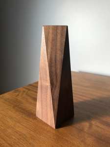 Bougeoir élégant en bois fini naturel parfait pour la vaisselle et la décoration intérieure élégante pour toutes les occasions - Product Image 6