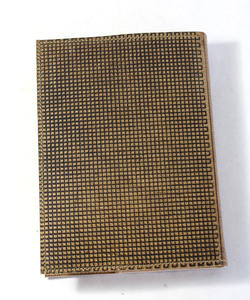 Journal artisanal de couleur antique avec couverture en cuir soigneusement cousue, design en toile de jute, embossé, rechargeable - Product Image 4