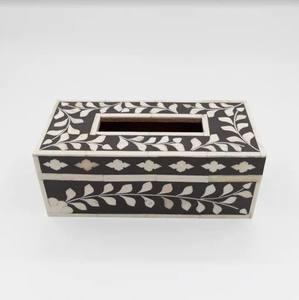 Decorative <b>Tissue</b> Box Holder Rectangular Crystal Napkin Holder <b>Facial</b> <b>Tissue</b> Holder for Home Office Restaurant(Gold) Handmade - Product Image 5