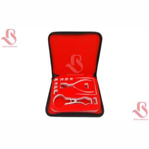 BISONS - Kit de Iniciación de Dique de Goma Manual de 12 Piezas al por Mayor con Marco y Abrazaderas Ainsworth, Instrumentos Dentales - Product Image 1