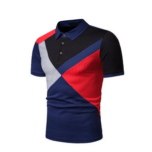 Camisetas Polo de poliéster de algodón a precio asequible superventas camisetas Polo de manga corta de tela suave para hombre - Product Image 3