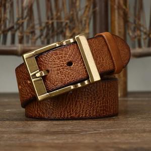 3.8CM Heat-Transfer Printing Retro <b>Cowboy</b> <b>Belt</b> Male Cowskin Genuine Leather <b>Belt</b> Men Heavy Steel Buckle <b>Belt</b> Jeans Men Waist - Product Image 4
