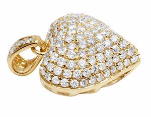 เครื่องประดับเพชรเม็ดเดี่ยวฮิปฮอป VVS Moissanite แบบกำหนดเองจี้เงินรูปหัวใจทำน้ำแข็งสำหรับผู้หญิง - Product Image 2