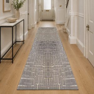 RUGS DEPOT LXDP-0861 Wholesale Multicolor Neutral Contemporary Abstract Digital Printed Machine Washable Chenille Rug Non <b>Slip</b> - Product Image 5