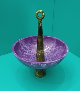 Million of Art's Top Selling Bol à fruits et à salade en résine fait à la main Design créatif 3D pour la décoration intérieure avec couleur personnalisée - Product Image 4