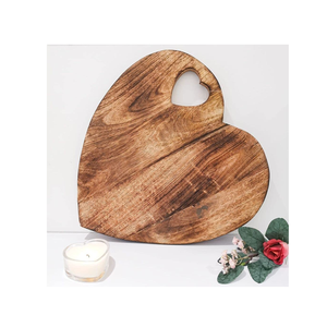 Utensilios de cocina Tabla de cortar de madera Utensilios de cocina Artesanías En forma de corazón Mejor diseño Excelente precio barato - Product Image 6