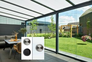 Poignées de porte coulissantes en aluminium véranda en verre classique en <span class=keywords><strong>anthracite</strong></span> Ral7016 - Product Image 5