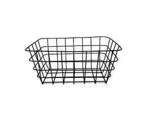 Panier mural en métal au design moderne de couleur noire pour le stockage à domicile à un prix abordable Panier métallique pour le stockage des fruits - Product Image 2