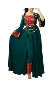 ชุดเดรส/เสื้อผ้าทำมือแบบอัฟกัน โคจิ ปักเต็มตัวด้วยงานฝีมือ ชุดเดรสงานเลี้ยงแบบดั้งเดิมของชาวอัฟกัน ชุดเดรสวัฒนธรรมชาวปัชตุนของอัฟกัน - Product Image 5