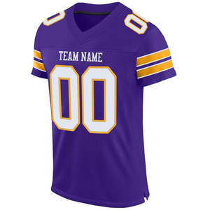 High Strength American Football Jersey Custom Lightweight Quick Dry Breathable Uniform for Youth Team <b>Schools</b> Clubs - Product Image 3