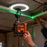 Niveau laser vert professionnel 4D 16 lignes MK-4D01B - Niveau laser - Utilisation industrielle et de construction