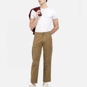 Pantalon cargo pour hommes OEM Services disponibles mode personnalisée au prix le plus bas Pantalon cargo pour hommes avec poches latérales - Product Image 1