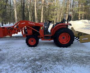 Tractor de ruedas usado KUBOTA L4060 para agricultura, 73 horas, garantía de transmisión, incluye motor, bomba de engranajes y cojinetes, en venta. - Product Image 5