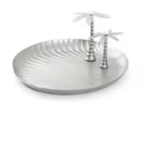 Plateau de service en métal pour dattes sucrées de forme personnalisée, article d'utilisation, design magnifique, vaisselle, traiteur, plateau de service pour chocolat - Product Image 3