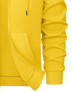 Sweat à capuche zippé en polaire pour hommes, logo personnalisé, vente en gros, sweat à capuche zippé pour adultes, style streetwear, best-seller, vêtements décontractés pour hommes - Product Image 3