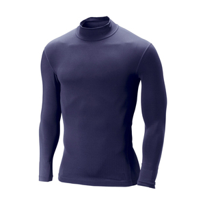 Camisas de compresión personalizadas para hombres Ropa de gimnasio ajustada OEM con tela que absorbe la humedad - Product Image 4
