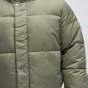 แจ็กเก็ตขนเป็ดแขนยาวสำหรับผู้ชายเสื้อแจ็กเก็ตแบบขนตามสั่ง - Product Image 4