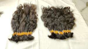 Haute qualité 100% naturel Remy indien cheveux faisceaux Machine Double trame tressé simple tête donneur Extensions toutes les couleurs - Product Image 6