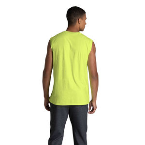 Magliette da uomo in stile <span class=keywords><strong>Rock</strong></span> personalizzate da corsa taglie forti canotte da uomo in cotone per Bodybuilding e muscoli senza maniche - Product Image 4