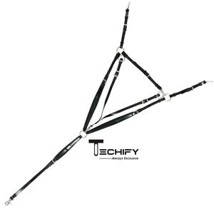 Cabestros de cuero de diseño personalizado con relleno completo y costuras Cabestro acolchado de cuero de caballo a precio mayorista Accesorios de latón de caballo - Product Image 2