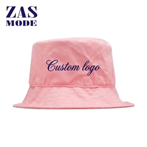 Bucket Hat Stylish Cotton Travel Fishing Sun Hats Casual Outdoor Beach Caps with Wide Brim Breathable Lightweight Custom - Product Image 1