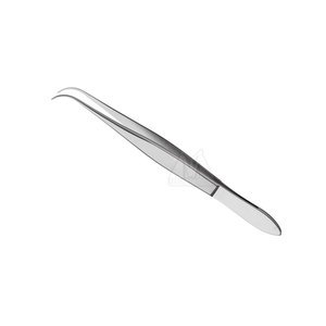 Pinces de dissection courbées en acier inoxydable avec extrémité de dissection pour la chirurgie générale, instrument de classe I certifié CE - Product Image 5