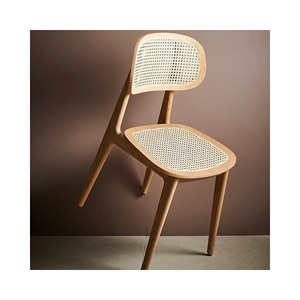 Silla de ratán de madera sólida para comedor, muebles de mimbre y madera, precio al por mayor de Vietnam - Product Image 1