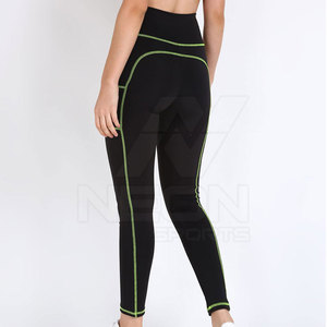 Women's Best Selling Mid Waist Solid <b>Pattern</b> Yoga <b>Leggings</b>-Quick Dry Customizable Material - Product Image 2