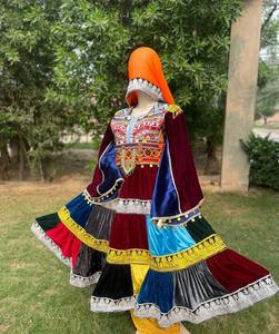 2025 recién llegados vestido de Kuchi afgano de moda para mujer de manga larga ropa de fiesta Maxi vestidos elegantes afganos - Product Image 2