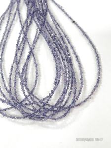 Cuentas de Cuarzo Herkimar con Recubrimiento de Diamante, Color Tanzanita Natural, Calidad AAA, Tamaño 2-3 mm - Product Image 2