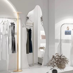 BONG SEN Touch LED Vintage Square Espejo de baño con función de secado Diseño personalizable Vidrio de alta definición Uso decorativo - Product Image 5