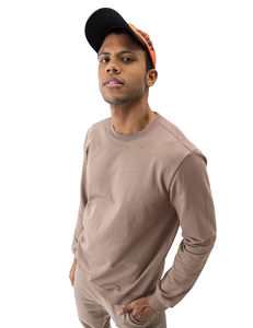 เสื้อสเวตเตอร์แขนยาวสำหรับผู้ชาย, เสื้อสเวตเตอร์แขนยาวผ้าคอตตอนมี3สี - Product Image 3