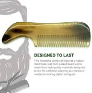 หวีเหาทรงเขาสัตว์ธรรมชาติขนาดใหญ่สำหรับร้านเสริมสวยใช้ในร้าน - Product Image 5