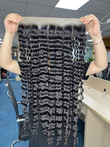 Pelo Remy vietnamita HD transparente para cierre Frontal de encaje Grado de cabello Natural fino Remmy Proveedor de alta calidad Frontal - Product Image 4