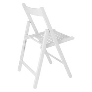 WELL HOME Set di 4 Sedie da Giardino BAS Bianche, Dimensioni 43x47x79cm - Product Image 6