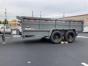 TRAILERS 10' x 60" Utility Dump agriculture farm trailer tipping dump trailer in stock engineered for tractor use supporting - Product Image 4
