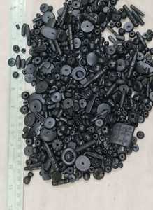 Cuentas de hueso mezcladas talladas a mano hechas a medida en formas y tamaños variados con colores teñidos para diseñadores de joyas - Product Image 4