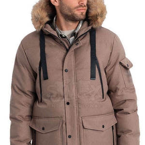 Veste parka pour homme, coupe ajustée, fabrication professionnelle, vêtements décontractés, mode, épaisse, veste parka pour homme d'extérieur avec personnalisation - Product Image 6