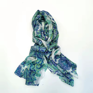Foulards en soie pour dames Foulards en soie imprimés pour femmes Foulards en soie satinée de luxe Marques célèbres Hijabs personnalisés - Product Image 5
