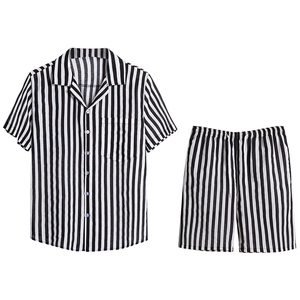 ONIKS IMPEX Costume de plage hawaïen pour homme Chemise imprimée à manches courtes Nouveau design d'été Ensemble short imprimé 2 pièces - Product Image 4