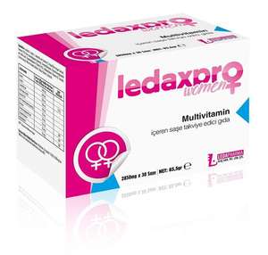 Suplementos Herbales Antioxidantes en Polvo para Mujeres LEDAXPRO, 30 Sobres - Product Image 1